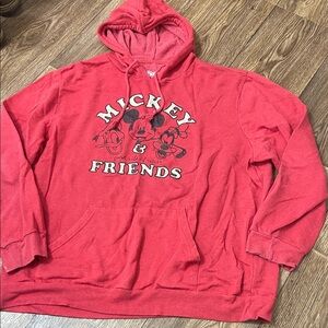 Mickey & Friends Red Hoodie